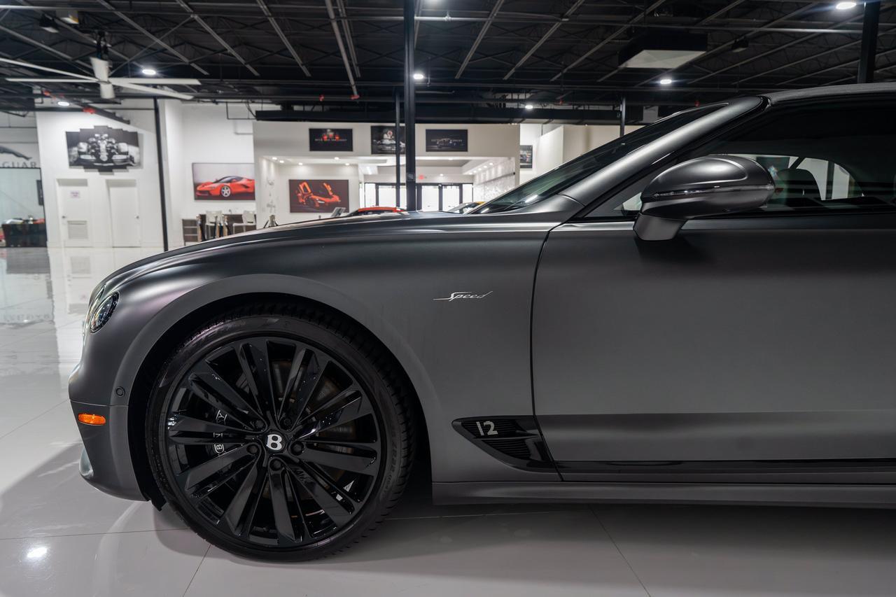 2022 Bentley Continental GTC Speed Anthracite Satin paint,Hotspur/Beluga interior,Blackline Specification,Naim audio & MORE!! Fort Lauderdale FL