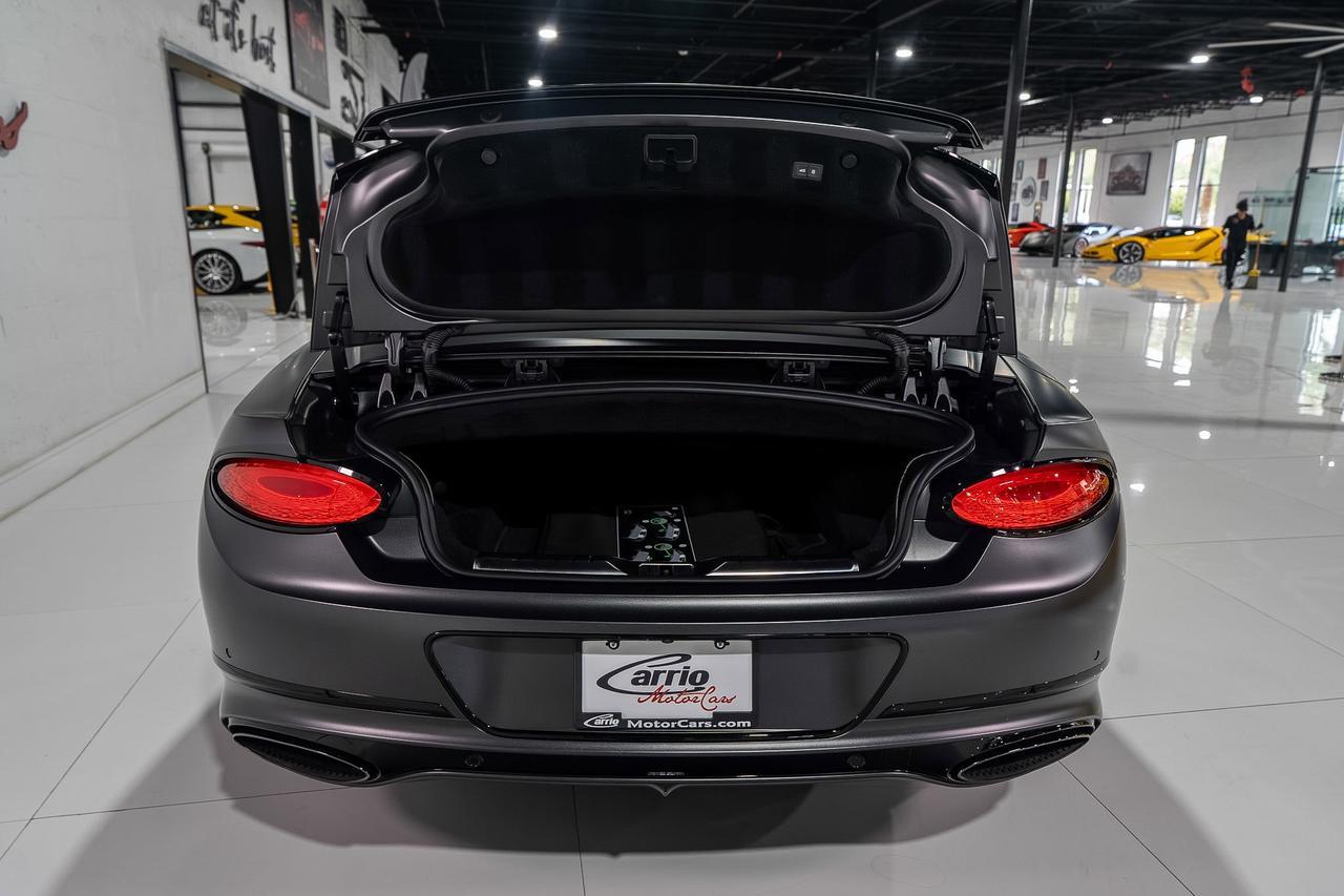 2022 Bentley Continental GTC Speed Anthracite Satin paint,Hotspur/Beluga interior,Blackline Specification,Naim audio & MORE!! Fort Lauderdale FL