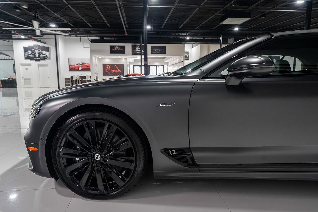 2022 Bentley Continental GTC Speed Anthracite Satin paint,Hotspur/Beluga interior,Blackline Specification,Naim audio & MORE!! Fort Lauderdale FL