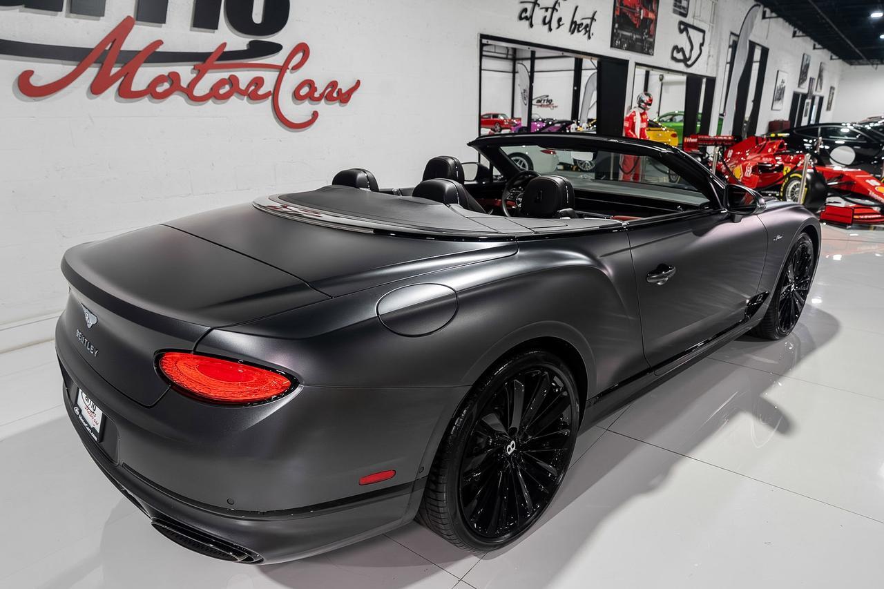 2022 Bentley Continental GTC Speed Anthracite Satin paint,Hotspur/Beluga interior,Blackline Specification,Naim audio & MORE!! Fort Lauderdale FL