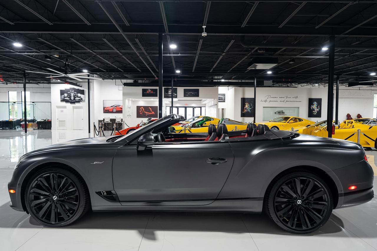 2022 Bentley Continental GTC Speed Anthracite Satin paint,Hotspur/Beluga interior,Blackline Specification,Naim audio & MORE!! Fort Lauderdale FL