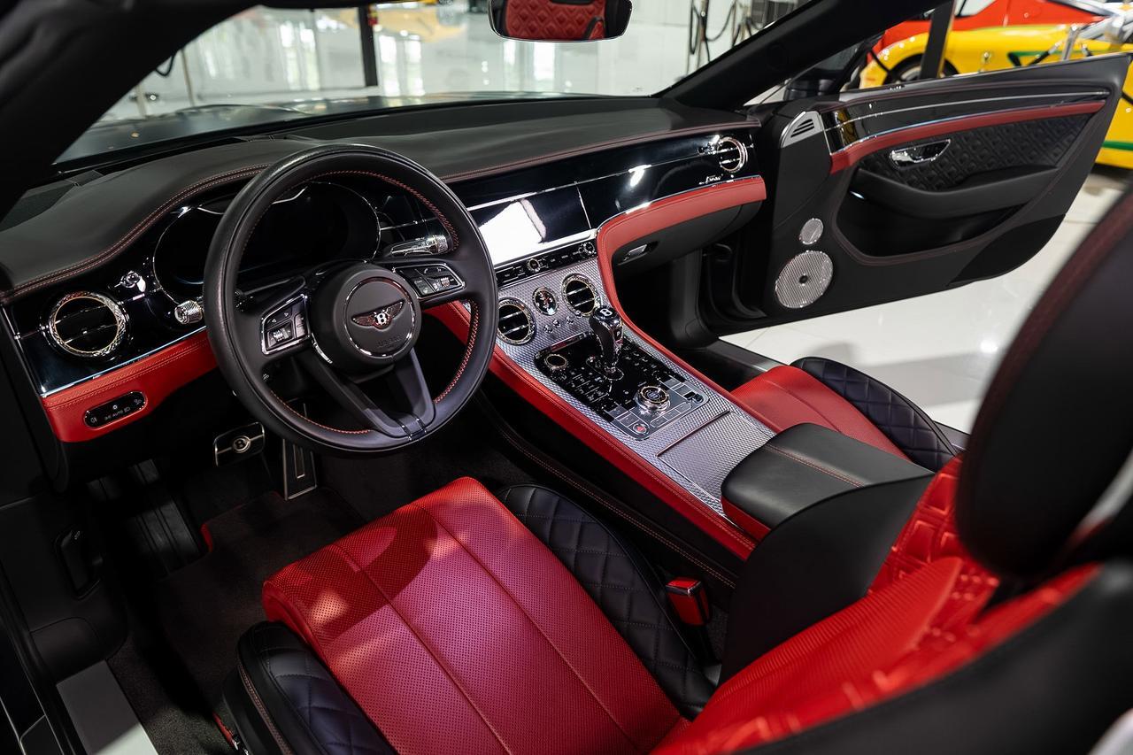 2022 Bentley Continental GTC Speed Anthracite Satin paint,Hotspur/Beluga interior,Blackline Specification,Naim audio & MORE!! Fort Lauderdale FL