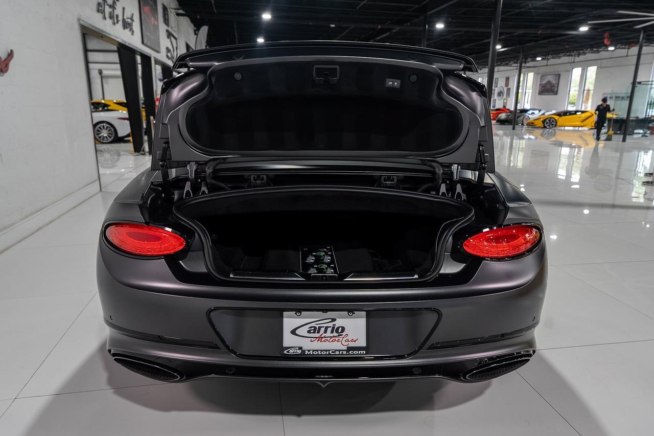 2022 Bentley Continental GTC Speed Anthracite Satin paint,Hotspur/Beluga interior,Blackline Specification,Naim audio & MORE!! Fort Lauderdale FL