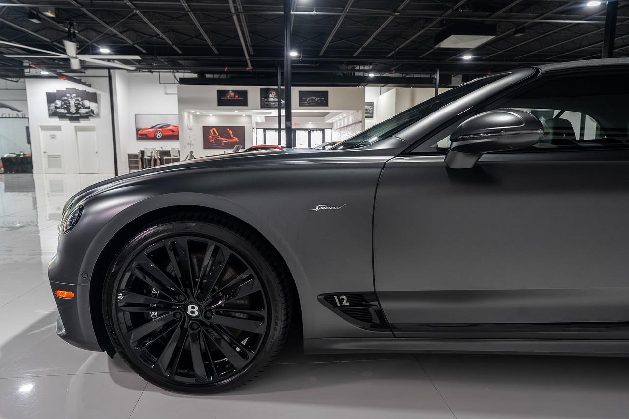 2022 Bentley Continental GTC Speed Anthracite Satin paint,Hotspur/Beluga interior,Blackline Specification,Naim audio & MORE!! Fort Lauderdale FL