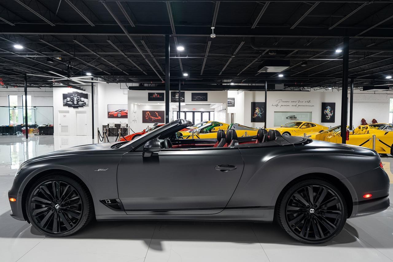 2022 Bentley Continental GTC Speed Anthracite Satin paint,Hotspur/Beluga interior,Blackline Specification,Naim audio & MORE!! Fort Lauderdale FL