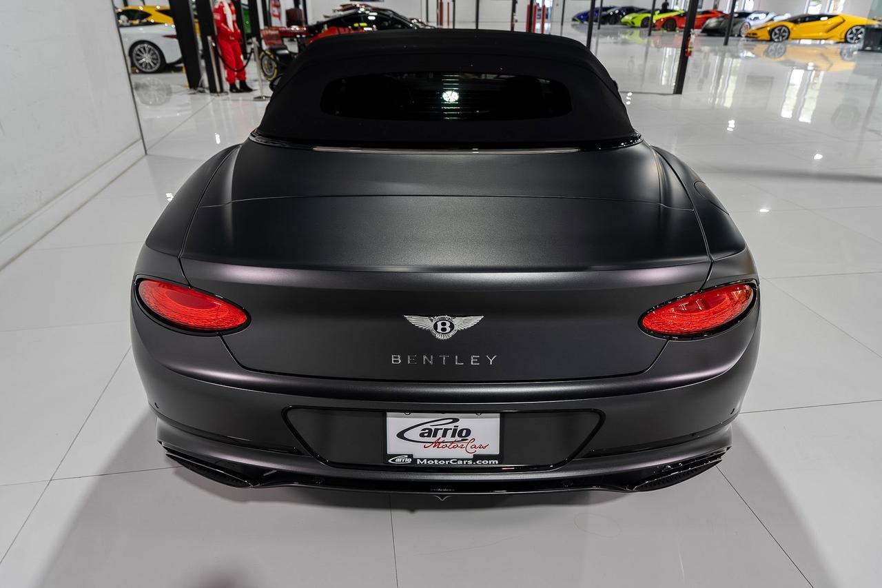 2022 Bentley Continental GTC Speed Anthracite Satin paint,Hotspur/Beluga interior,Blackline Specification,Naim audio & MORE!! Fort Lauderdale FL