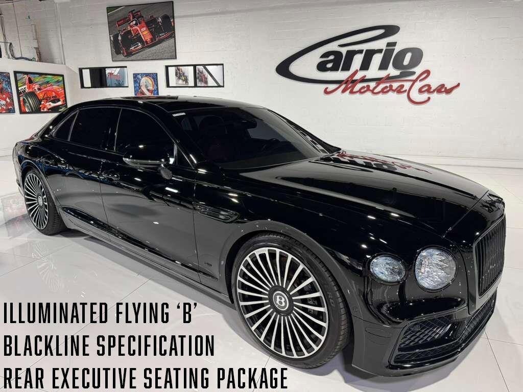 2022 Bentley Flying Spur V8 Blackline Specification, illuminated Flying &apos;B&apos;, rear executive seating package AND MUCH MORE!! Fort Lauderdale FL