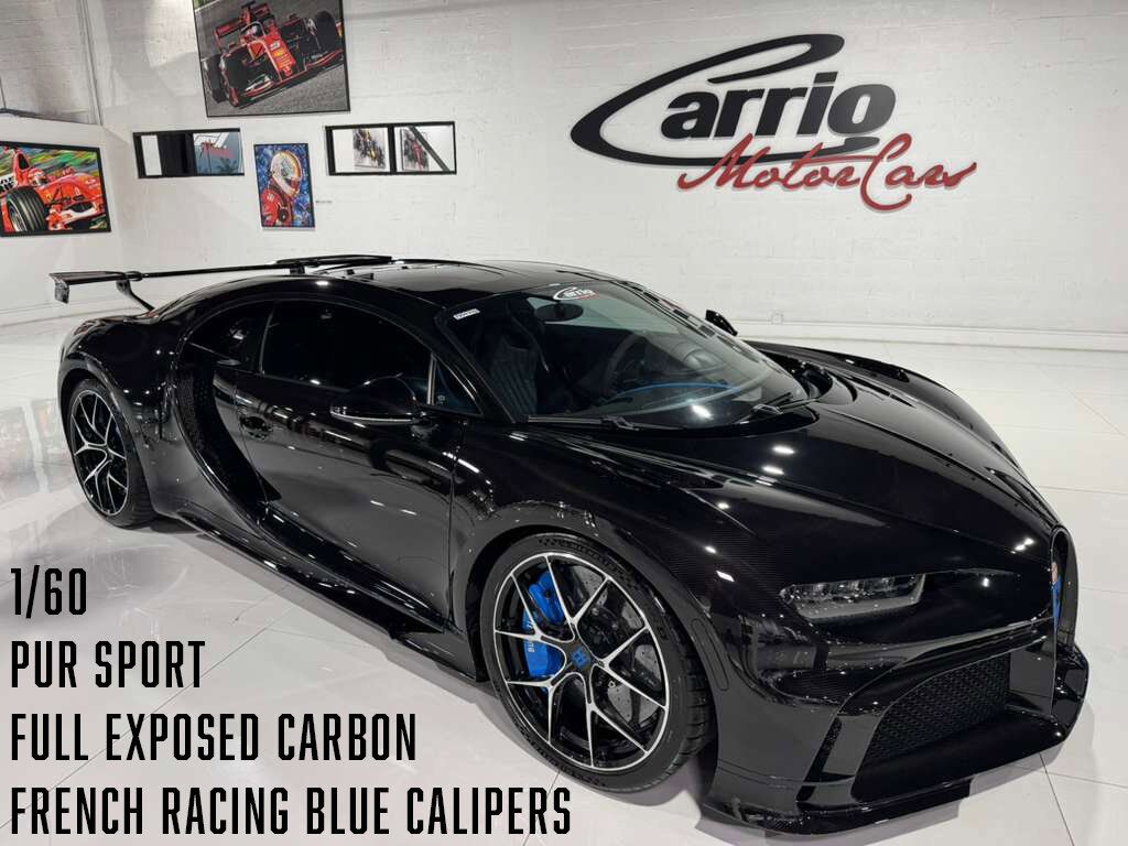 2022 Bugatti Chiron Pur Sport FULLY EXPOSED CARBON!!!