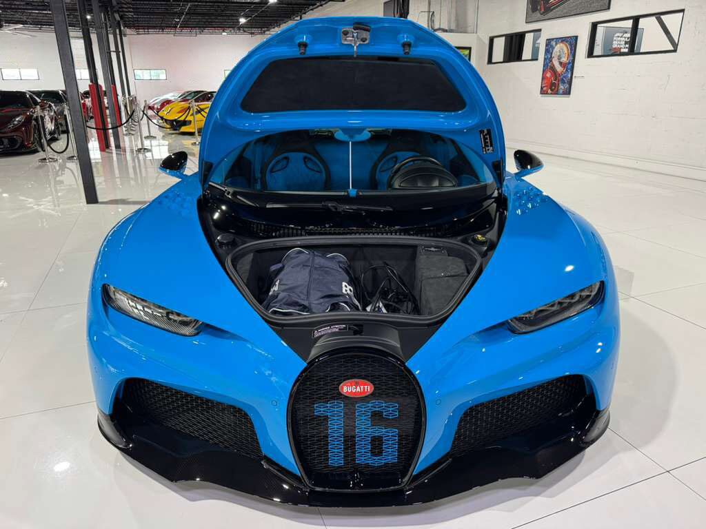 2022 Bugatti Chiron Super Sport 1/80 FOR THE WORLD!! French Racing Blue paint/interior/calipers, Sky View roof AND MUCH MORE!!! Fort Lauderdale FL