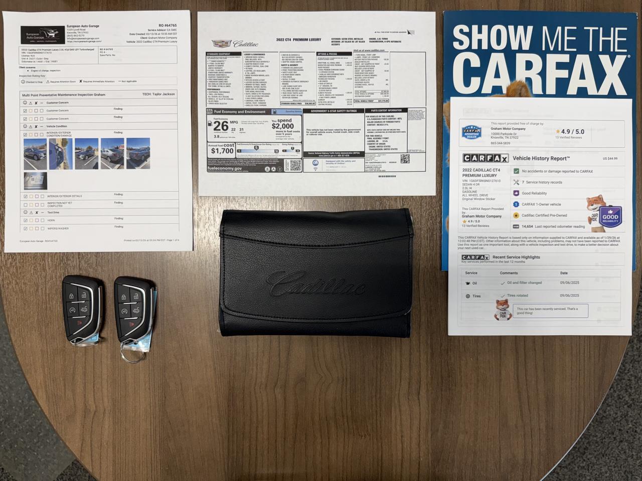 2022 Cadillac CT4 Premium Luxury Knoxville TN