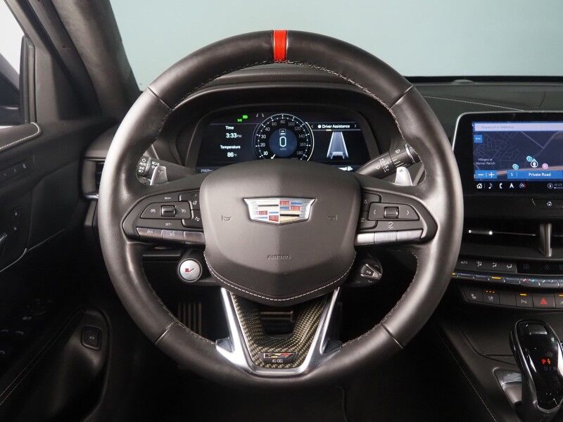 2022 Cadillac CT4-V Blackwing *HEADS-UP DISPLAY, NAVIGATION, ADAPTIVE CRUISE, SAFETY ALERTS, COLOR TOUCHSCREEN, MOONROOF, LEATHER, CLIMATE/MASSAGE SEATS, HEATED STEERING, REMOTE START, PERFORMANCE DATA RECORDER, AKG AUDIO, WIRELESS CHARGING Round Rock TX