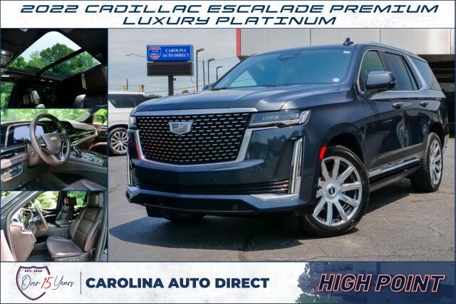 2022 Cadillac Escalade Premium Luxury Platinum / Rear Entertainment /!
