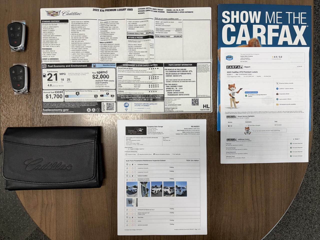 2022 Cadillac XT6 Premium Luxury Knoxville TN