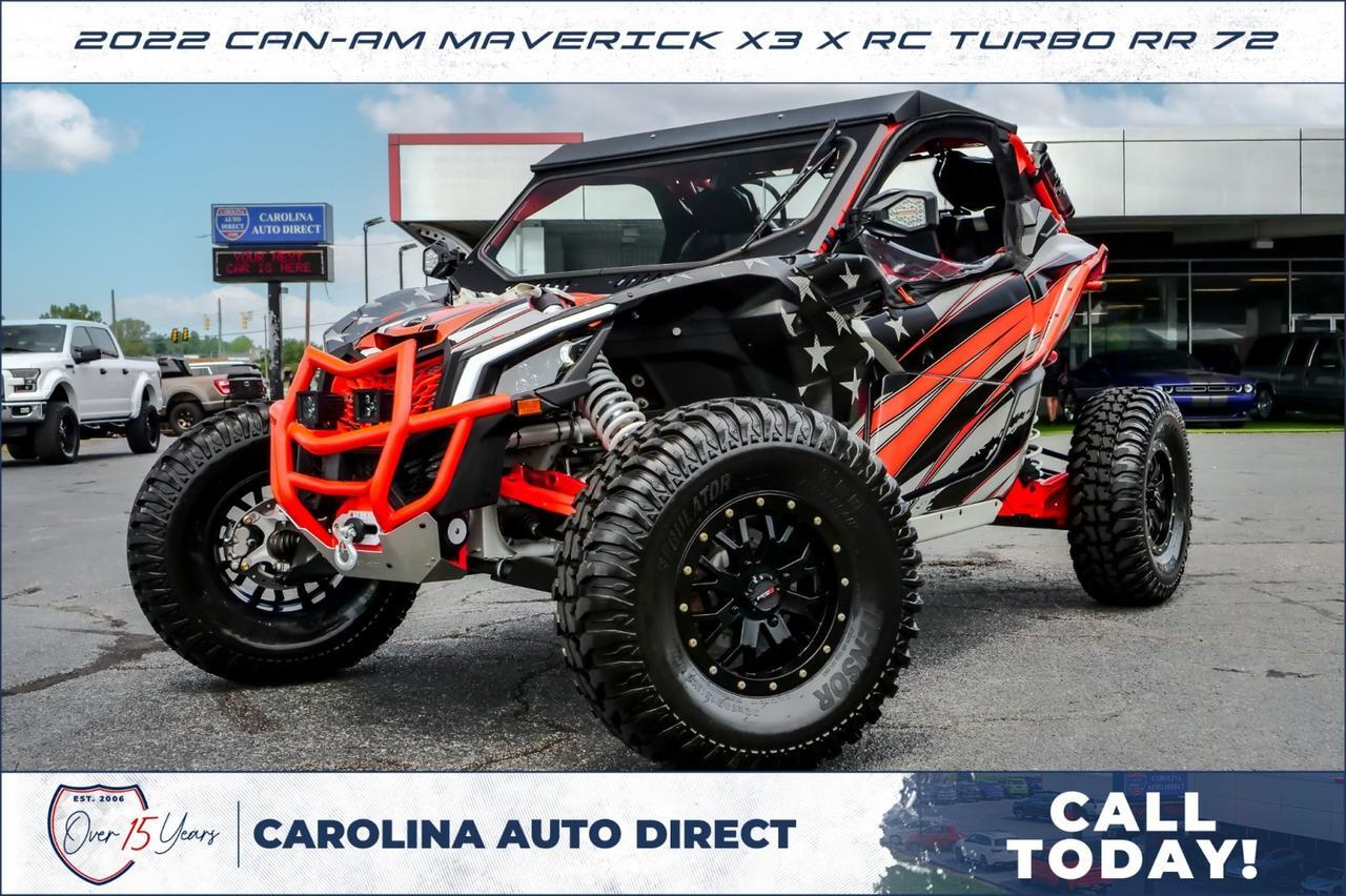 2022 CanAm Maverick X3 X RC Turbo RR 72 / 20K IN ACCESSORIES / STREET LEGAL KIT! Lincolnton NC