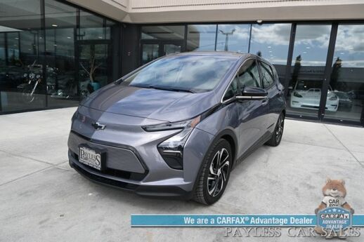 2022 Chevrolet Bolt EV 2LT / Auto Start / Power & Heated Leather Seats / Bose Speakers / Adaptive Cruise Control / Lane Depart & Blind Spot Alert / Apple CarPlay & Android Auto / Back Up Cam / Keyless Entry & Start / 259 Mile Range Anchorage AK