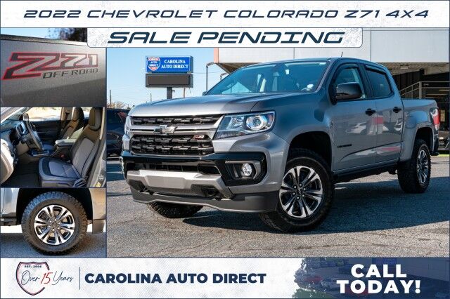 2022 Chevrolet Colorado Z71 4X4 / Heated Seats / Wireless Charging!