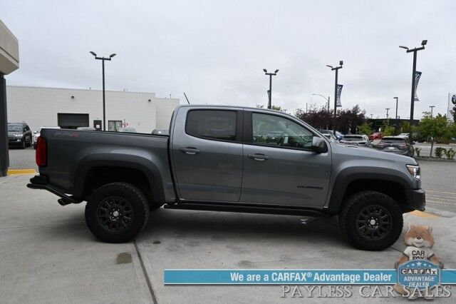 2022 Chevrolet Colorado ZR2 / 4X4 / Bison Pkg / Diesel / Auto Start / Power & Heated Leather Seats / Bose Speakers / Heated Steering Wheel / Navigation / Apple CarPlay & Android Auto / Bed Liner / Back Up Cam / Tow Pkg / 1-Owner Anchorage AK