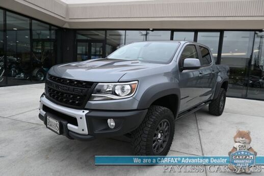 2022 Chevrolet Colorado ZR2 / 4X4 / Bison Pkg / Diesel / Auto Start / Power & Heated Leather Seats / Bose Speakers / Heated Steering Wheel / Navigation / Apple CarPlay & Android Auto / Bed Liner / Back Up Cam / Tow Pkg / 1-Owner Anchorage AK
