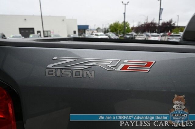 2022 Chevrolet Colorado ZR2 / 4X4 / Bison Pkg / Diesel / Auto Start / Power & Heated Leather Seats / Heated Steering Wheel / Navigation / Apple CarPlay & Android Auto / Bed Liner / Back Up Cam / Tow Pkg / 1-Owner Anchorage AK