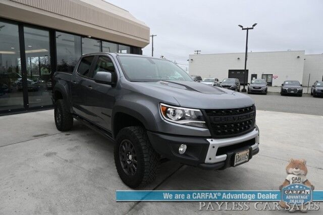 2022 Chevrolet Colorado ZR2 / 4X4 / Bison Pkg / Diesel / Auto Start / Power & Heated Leather Seats / Heated Steering Wheel / Navigation / Apple CarPlay & Android Auto / Bed Liner / Back Up Cam / Tow Pkg / 1-Owner Anchorage AK