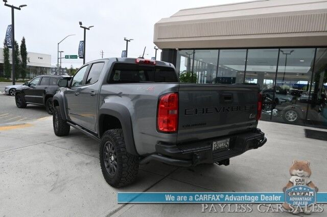 2022 Chevrolet Colorado ZR2 / 4X4 / Bison Pkg / Diesel / Auto Start / Power & Heated Leather Seats / Heated Steering Wheel / Navigation / Apple CarPlay & Android Auto / Bed Liner / Back Up Cam / Tow Pkg / 1-Owner Anchorage AK