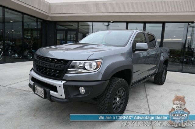 2022 Chevrolet Colorado ZR2 / 4X4 / Bison Pkg / Diesel / Auto Start / Power & Heated Leather Seats / Heated Steering Wheel / Navigation / Apple CarPlay & Android Auto / Bed Liner / Back Up Cam / Tow Pkg / 1-Owner Anchorage AK