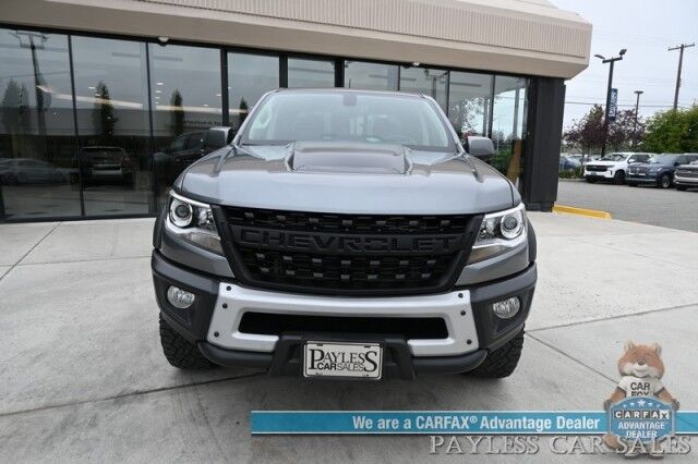 2022 Chevrolet Colorado ZR2 / 4X4 / Crew Cab / Bison Pkg / Diesel / Auto Start / Power & Heated Leather Seats / Bose Speakers / Heated Steering Wheel / Navigation / Apple CarPlay & Android Auto / Back Up Cam / Tow Pkg / 1-Owner