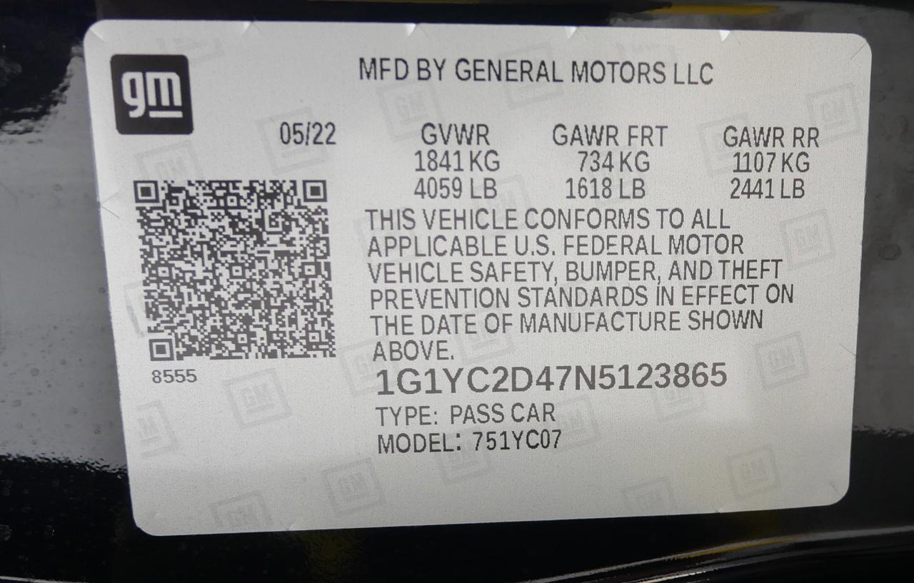 2022 Chevrolet Corvette 3LT San Juan TX