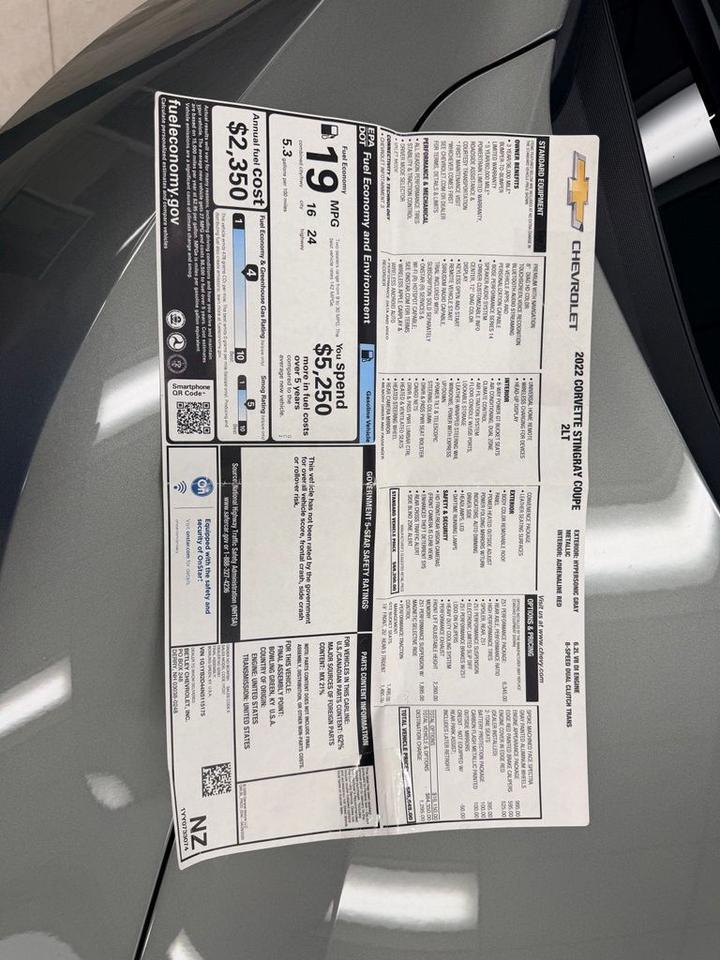 2022 Chevrolet Corvette Stingray Worcester MA