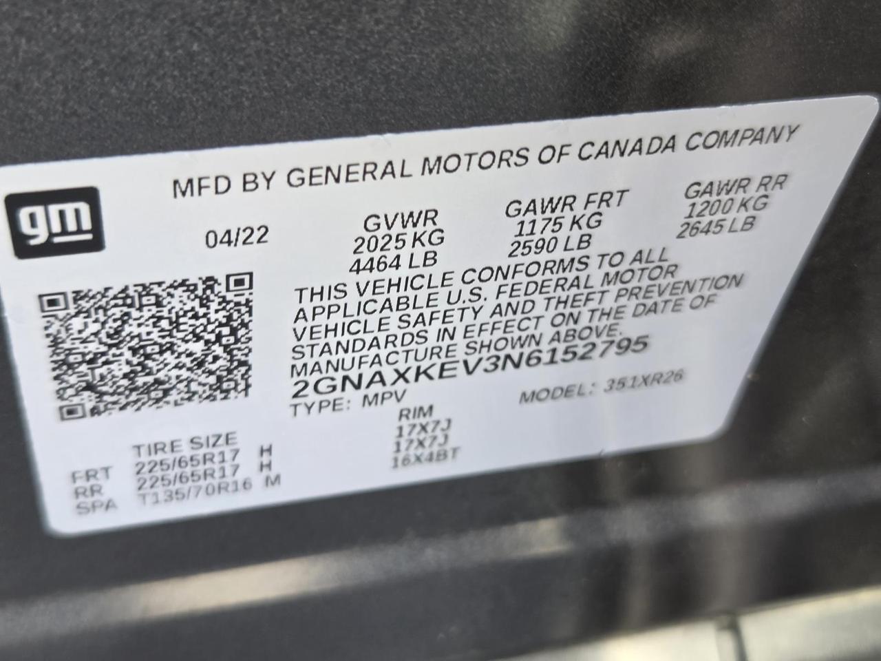 2022 Chevrolet Equinox FWD 4dr LT w/1LT Beeville TX