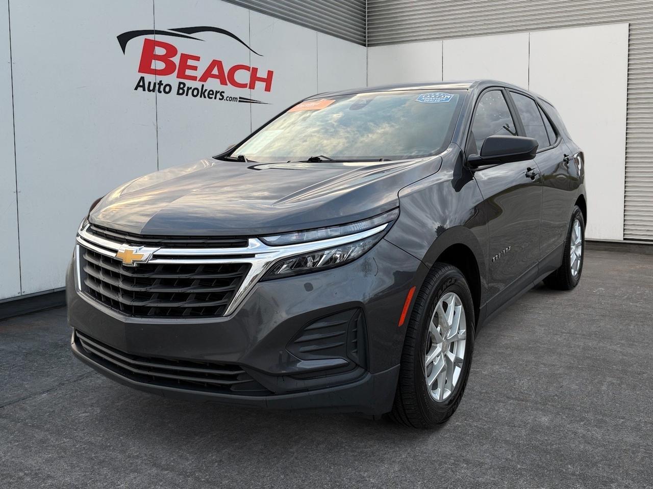 2022 Chevrolet Equinox LS, APPLE CARPLAY/ANDROID AUTO, WIFI, BACKUP CAMERA, POWER AND HEATED MIRRORS, LANE KEEP ASSIST, KEYLESS START, BLUETOOTH, COME AND TEST DRIVE TODAY!