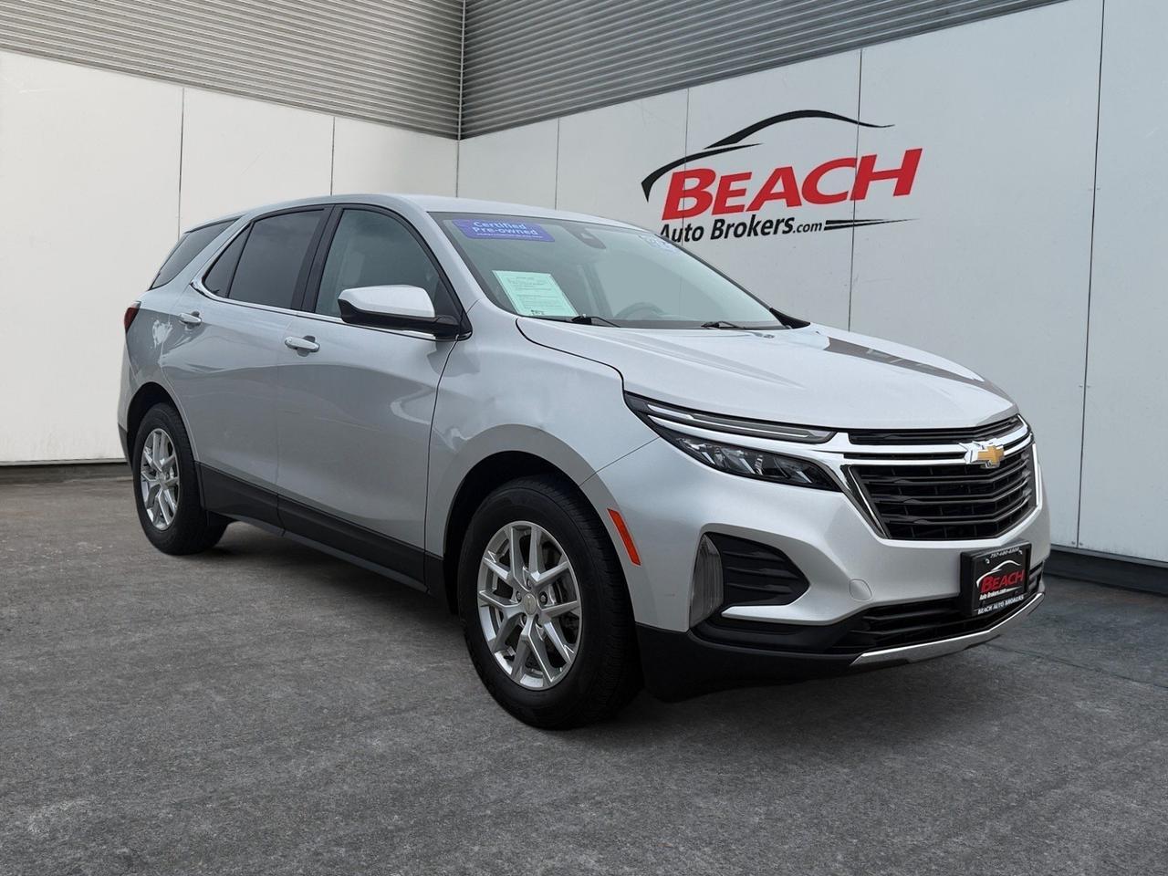 2022 Chevrolet Equinox LT, APPLE CARPLAY/ANDROID AUTO, WIFI, BACKUP CAMERA, BLUETOOTH, NAVIGATION, MANUAL LIFTGATE, POWER/HEATED MIRRORS, KEYLESS START, CRUISE CONTROL, ONLY 1 OWNER, AN AFFORDABLE SUV!