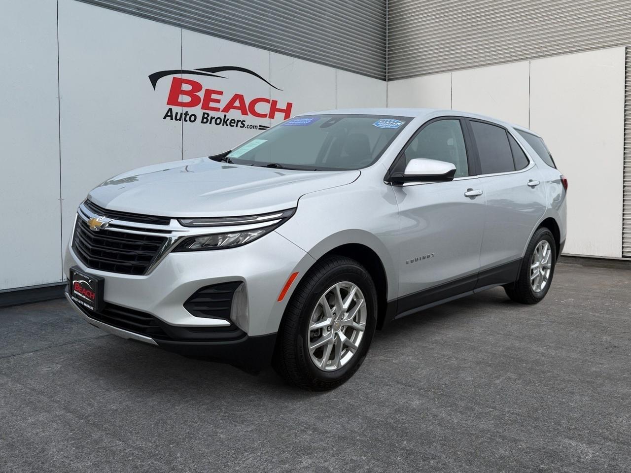 2022 Chevrolet Equinox LT, APPLE CARPLAY/ANDROID AUTO, WIFI, BACKUP CAMERA, BLUETOOTH, NAVIGATION, MANUAL LIFTGATE, POWER/HEATED MIRRORS, KEYLESS START, CRUISE CONTROL, ONLY 1 OWNER, AN AFFORDABLE SUV!