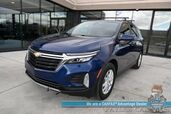 2022 Chevrolet Equinox LT / AWD / AutoStart / Confidence & Convenience Pkg / Heated Cloth Bucket Seats / Heated Steering Wheel / Panoramic Sunroof / Navigation / Lane Departure & Blind Spot / Adaptive Cruise / 30 MPG / 1-Owner
