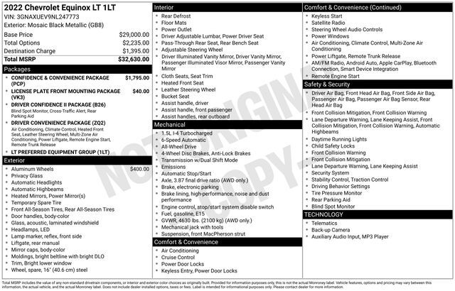 2022 Chevrolet Equinox LT Raleigh NC