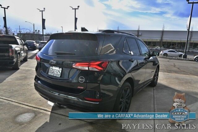 2022 Chevrolet Equinox RS / AWD / ADV Safety Pkg / Auto Start / Power & Heated Leather Seats / Heated Steering Wheel / Bose Speakers / Panoramic Sunroof / Navigation / Lane Departure & Blind Spot / Apple CarPlay & Android Auto / 30 MPG Anchorage AK