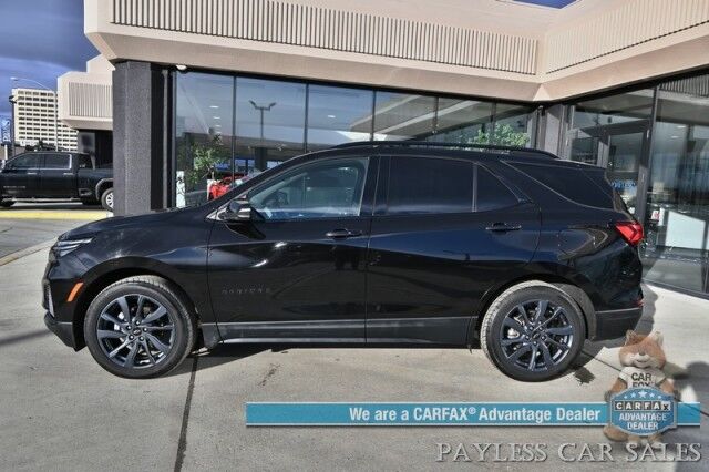 2022 Chevrolet Equinox RS / AWD / ADV Safety Pkg / Auto Start / Power & Heated Leather Seats / Heated Steering Wheel / Bose Speakers / Panoramic Sunroof / Navigation / Lane Departure & Blind Spot / Apple CarPlay & Android Auto / 30 MPG Anchorage AK