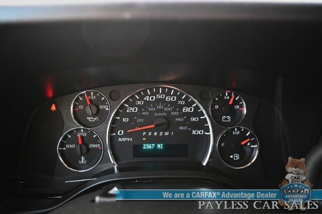 2022 Chevrolet Express Cargo Van 2500 / 4.3L V6 / Automatic / Convenience & Cold Climate Pkg / Chrome Appearance Pkg / Aluminum Bulkhead / Power Windows, Locks & Mirrors / Cruise Control / Back Up Camera / Block Heater / 1-Owner Anchorage AK