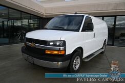 2022_Chevrolet_Express Cargo Van_2500 / 4.3L V6 / Automatic / Convenience & Cold Climate Pkg / Chrome Appearance Pkg / Aluminum Bulkhead / Power Windows, Locks & Mirrors / Cruise Control / Back Up Camera / Block Heater / 1-Owner_ Anchorage AK