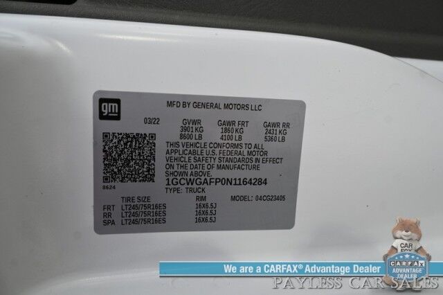 2022 Chevrolet Express Cargo Van 2500 Anchorage AK