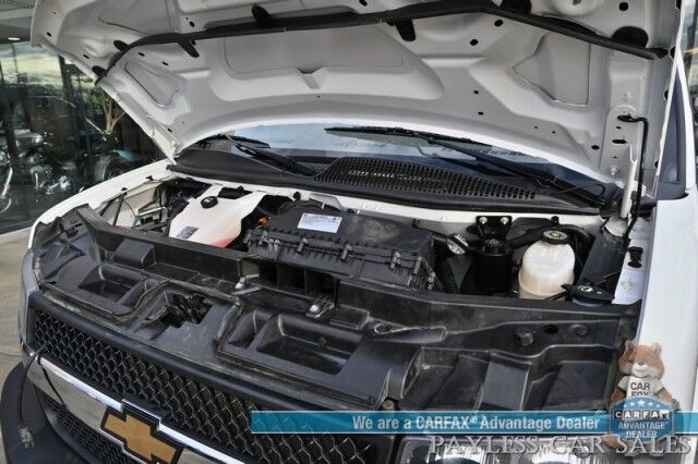 2022 Chevrolet Express Cargo Van 2500 / Chrome Appearance & Cold Climate Pkg / 4.3L V6 / Convenience Pkg / Chrome Appearance Pkg / Bulkhead / Power Locks, Windows & Mirrors / Air Conditioning / Running Boards / 1-Owner Anchorage AK 2022 Chevrolet Express Cargo Van 2500 / Chrome Appearance & Cold Climate Pkg / 4.3L V6 / Convenience Pkg / Chrome Appearance Pkg / Bulkhead / Power Locks, Windows & Mirrors / Air Conditioning / Running Boards / 1-Owner Anchorage AK