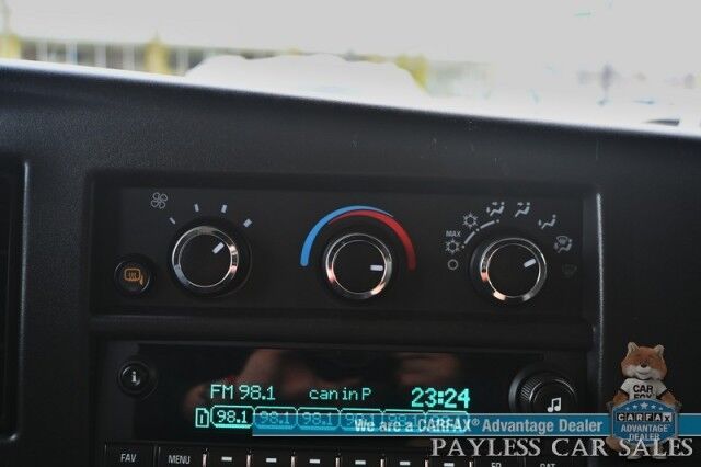 2022 Chevrolet Express Cargo Van 2500 / Convenience Pkg / Chrome Appearance & Cold Climate Pkg / 4.3L V6 / Bulkhead / Power Locks, Windows & Mirrors / Back Up Camera / Cruise Control / New Studless Winter Tires / Block Heater / 1-Owner Anchorage AK