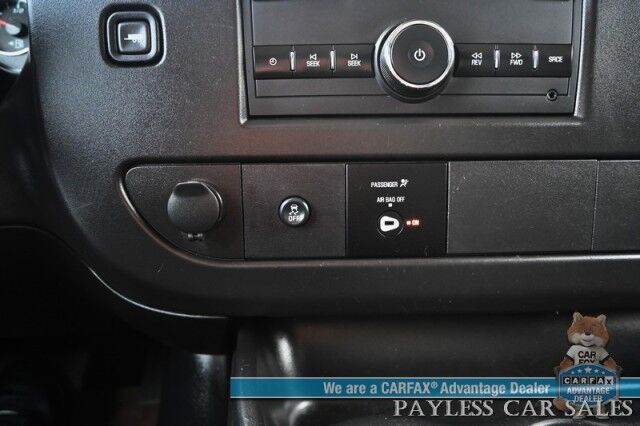 2022 Chevrolet Express Cargo Van 2500 / Convenience Pkg / Chrome Appearance & Cold Climate Pkg / 4.3L V6 / Bulkhead / Power Locks, Windows & Mirrors / Back Up Camera / Cruise Control / New Studless Winter Tires / Block Heater / 1-Owner Anchorage AK