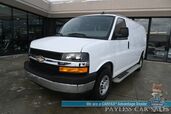 2022 Chevrolet Express Cargo Van 2500 / Convenience Pkg / Chrome Appearance & Cold Climate Pkg / 4.3L V6 / Bulkhead / Power Locks, Windows & Mirrors / Back Up Camera / Cruise Control / New Studless Winter Tires / Block Heater / 1-Owner