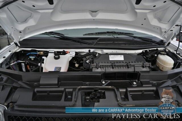 2022 Chevrolet Express Cargo Van 2500 / Convenience Pkg / Chrome Appearance & Cold Climate Pkg / 4.3L V6 / Bulkhead / Power Locks, Windows & Mirrors / Back Up Camera / Cruise Control / New Studless Winter Tires / Block Heater / 1-Owner Anchorage AK