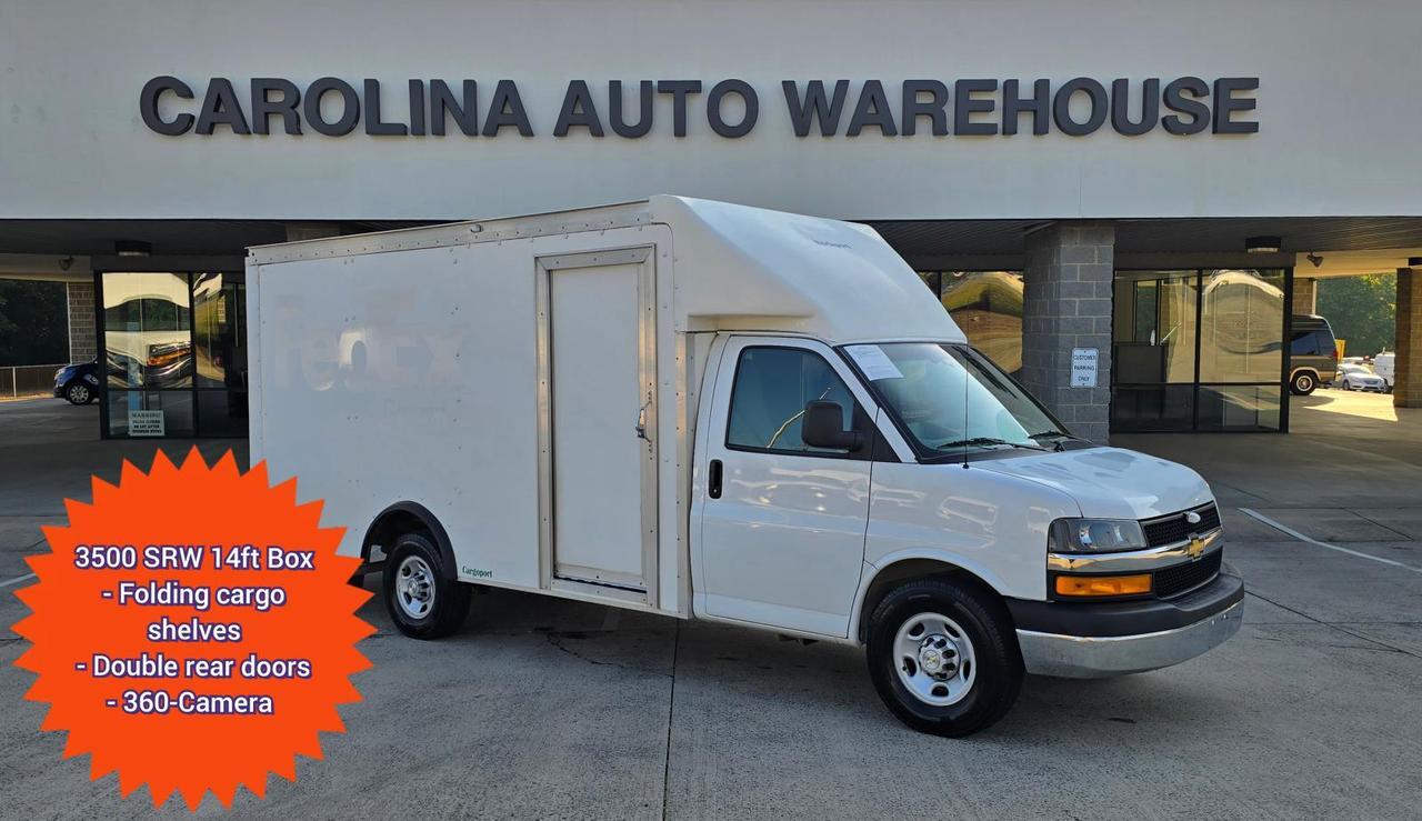 2022 Chevrolet Express Commercial Cutaway 3500 SRW 14ft Box W/Shelves and Double Doors Concord NC