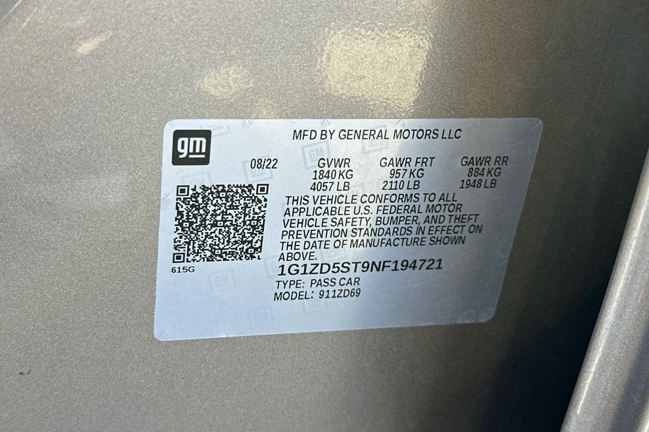 2022 Chevrolet Malibu LT Roseville CA