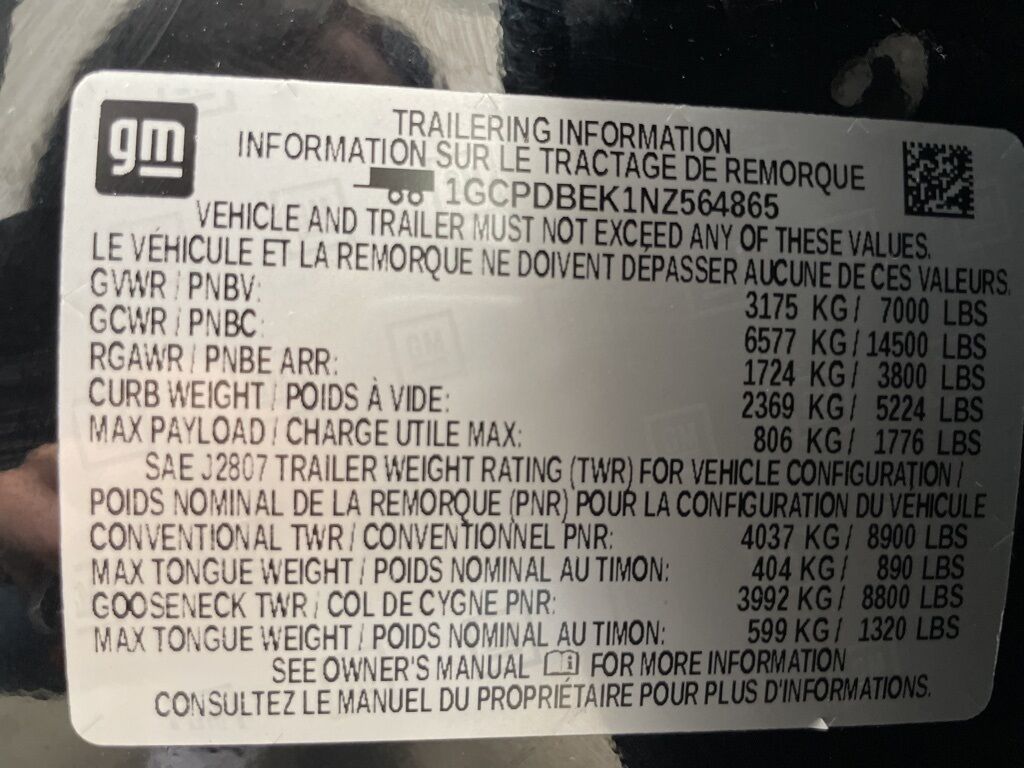 2022 Chevrolet Silverado 1500 4x4 Crew Cab Custom Minocqua WI