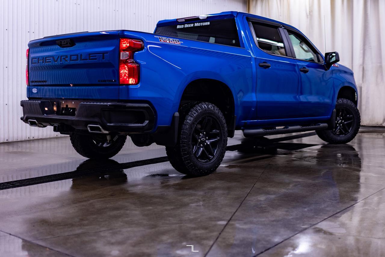 2022 Chevrolet Silverado 1500 4x4 Crew Cab Custom Trail Boss Z71 BCam Red Deer AB