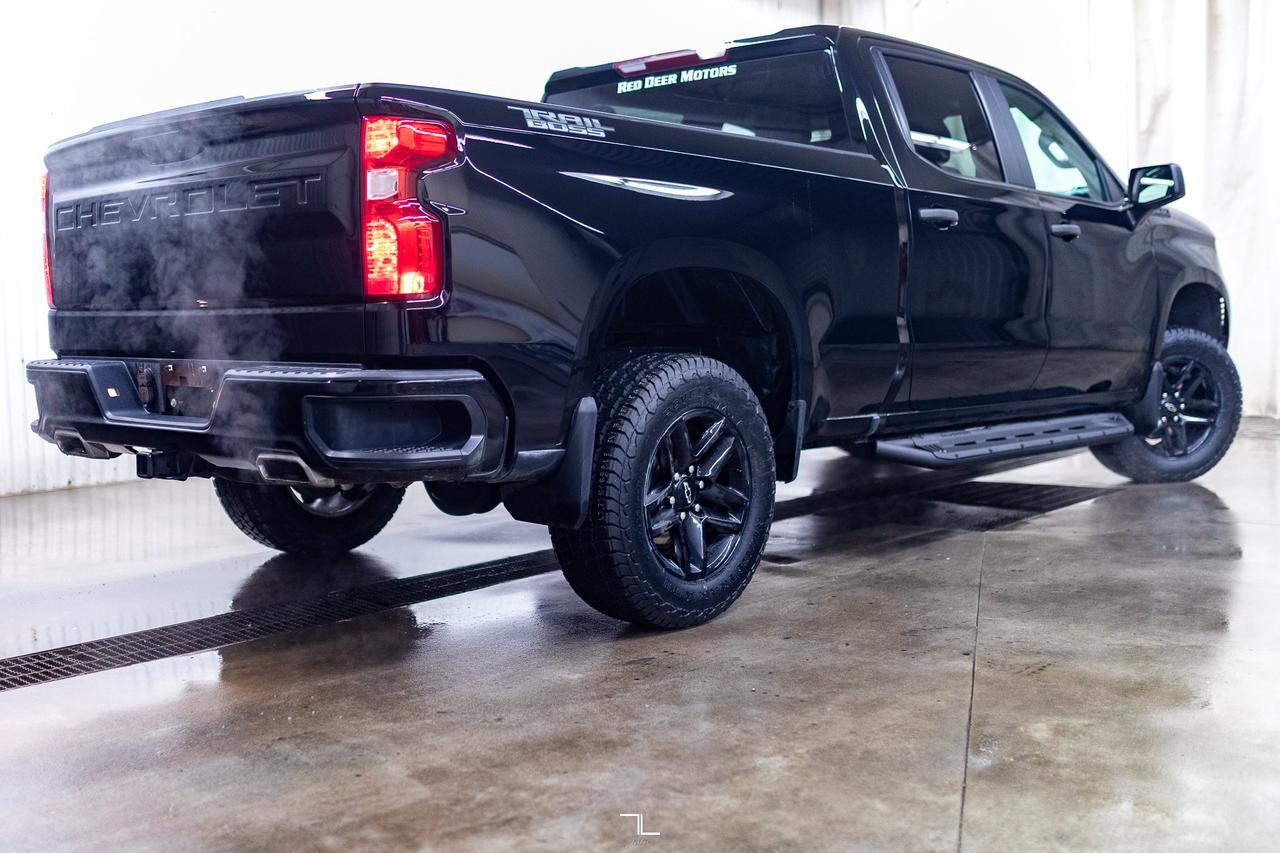 2022 Chevrolet Silverado 1500 4x4 Crew Cab Custom Trail Boss Z71 PSeat BCam Red Deer AB